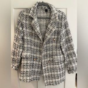 Faux Tweed Women’s Blazer